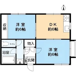 ヴィラ・セリゼーハイツ【2階】の間取り