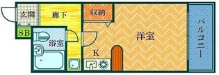 ダイアパレス塚本II番館【6階】の間取り