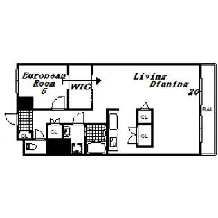 セルダン芦屋【3階】の間取り