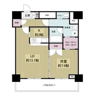 ベルファース尼崎【10階】の間取り