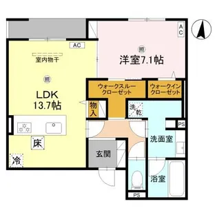 GreenPalace樋之池【2階】の間取り