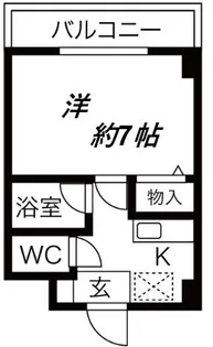 サウザンド塚口【4階】の間取り