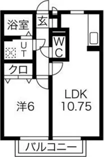 南塚口メディエートプラザ イースト【1階】の間取り