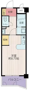 セレーノ稲野【3階】の間取り
