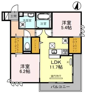 GRACIA【1階】の間取り