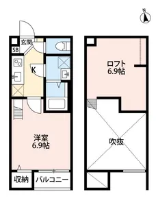 グランシエール武庫川【2階】の間取り