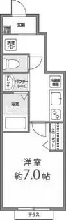 ヴェルドミール園田【1階】の間取り