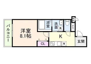 フジパレス阪急塚口ウエストⅠ番館【1階】の間取り