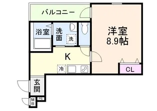 フジパレス阪急塚口ウエストⅡ番館【2階】の間取り