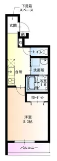 フジパレス武庫之荘本町WEST【3階】の間取り
