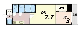 レーヴメゾン出屋敷【15階】の間取り