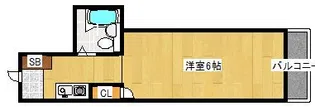 アルカン参番館【1階】の間取り