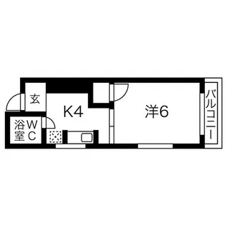 リーフ塚口【3階】の間取り