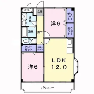 フリーダム武庫の里Ⅲ【3階】の間取り