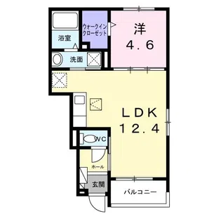 フラン カーサ【1階】の間取り