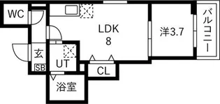 ELIAS SUTOKUIN【3階】の間取り