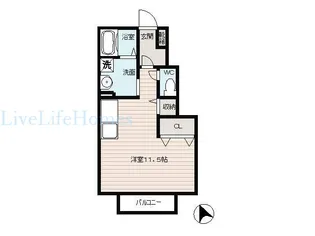 スペースI【102号室】の間取り