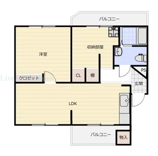 山口ハイム【201号室】の間取り