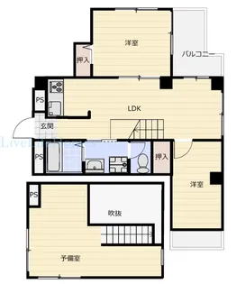 ガーデンヒルズ【406号室】の間取り