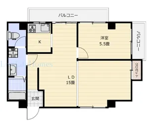 ガーデンヒルズ【207号室】の間取り