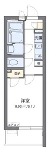 クレイノのぞみA【4階】の間取り