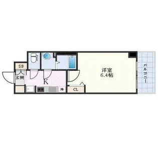 プレサンス南堀江スタイルズ【3階】の間取り