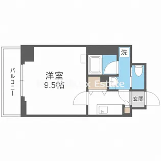 エトワールスユド東心斎橋【6階】の間取り
