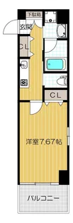 プレジール靱公園【12階】の間取り