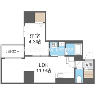 GranPino内淡路【6階】の間取り
