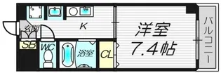 P-WEST【7階】の間取り
