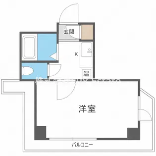 ドミール堺筋本町【9階】の間取り