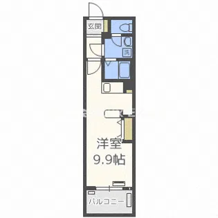 クラウンハイム本町EAST【13階】の間取り