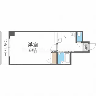 ヴェローナⅡ【9階】の間取り