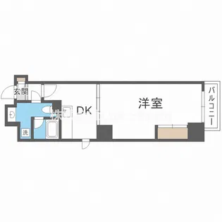 ボーベル南船場【2階】の間取り