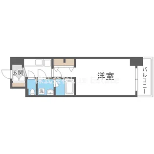 セイル淀屋橋【14階】の間取り
