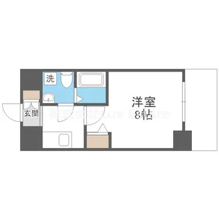 セレニテ北久宝寺【9階】の間取り