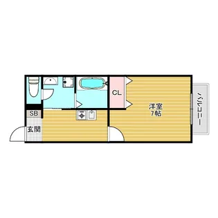 アンプルールmille【2階】の間取り