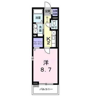 プレジェーネ一津屋【1階】の間取り
