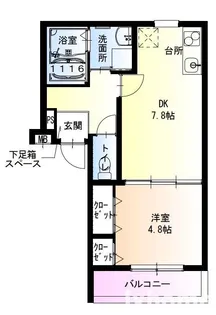 フジパレス沢良宜東Ⅴ番館【3階】の間取り