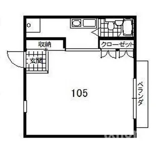 マンションナカムラ【1階】の間取り