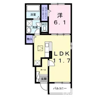 Sallier【1階】の間取り