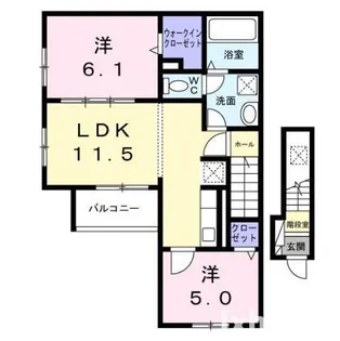 Sallier【2階】の間取り