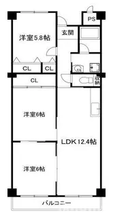 メゾンドールⅠ【4階】の間取り