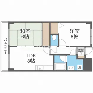 フォーロハーモネート【4階】の間取り