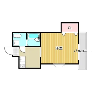 第9薩摩マンション【2階】の間取り
