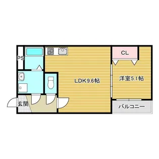 フォレ中穂積WEST【3階】の間取り