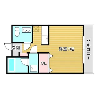 アビタ細川総持寺【5階】の間取り