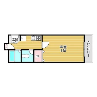 アネックスウエスト【1階】の間取り