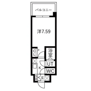 ロイス茨木奈良町【3階】の間取り