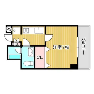 ヴェルドゥール茨木【4階】の間取り